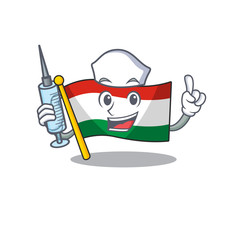 Sticker - Nurse hungary flag was hoisted on mascot pole