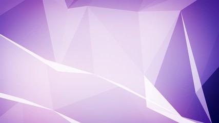 Poster - 3d Animation of triangles motion background with plexus effects. Smooth moves of points and edges which connect triangles. Seamless loop.