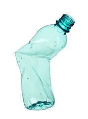 Poster - plastic bottle water container recycling waste