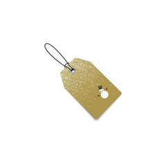 Sticker - christmas price tag . price tag with shadow. realistic price tag isolated on white background