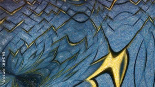 Pretty bright colors abstract background, fashion art print pattern with frac...