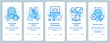 Software testing onboarding mobile app page screen vector template. Computer program development. Walkthrough website steps with linear illustrations. UX, UI, GUI smartphone interface concept