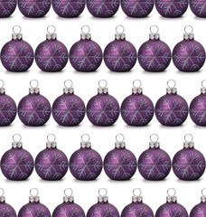 Wall Mural - Christmas ball . Creative layout, Christmas seamless pattern.