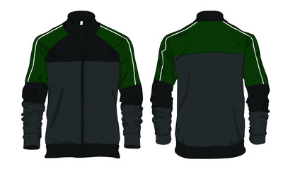 Sticker - jacket template design vector sweater windbreaker