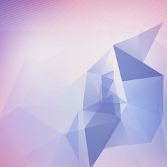 Wall Mural - Triangle blured abstract futuristic background template for brochure flyer