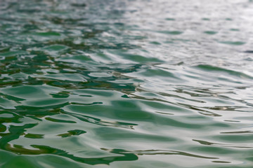 The surface of azure water as a background.