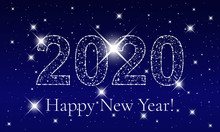 Happy New Year 2020 Poster Template