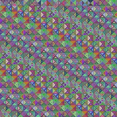 Poster - Abstract colorful triangle mosaic background design vector