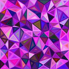 Poster - Irregular vector triangle mosaic tile background design