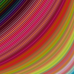 Poster - Computer generated abstract vector fractal background design