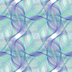 Poster - Seamless abstract computer generated fractal pattern design