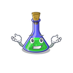 Sticker - Grinning magic potion isolated in the cartoon