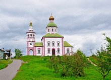 The Church Of Elijah The Prophet On Ivanova Hill Was Built In 1744 By Order Of Metropolitan Hilarion Of Suzdal. Suzdal, Russia, August 2019.