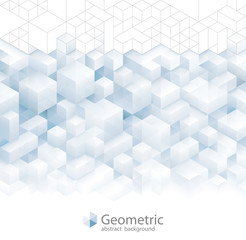 Aufkleber - Geometric pattern abstract modern background design.