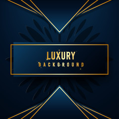 Aufkleber - luxury design element for product or print. made with golden foil color and dark shiny background. Eps10 Vector