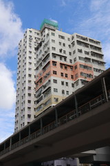 Wall Mural - Immeuble d'habitations du quartier de Kowloon à Hong Kong