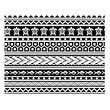 polynesian tattoo pattern vector illustration, border pattern geometric maori, tribal  tattoo maori, pattern samoan, seamless aboriginal ornament vector, Polynesian ethnic seamless texture, patterns