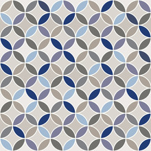 Vector Blue Brown Beige Gray Purple Curves Seamless Repeat Pattern