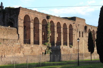 Canvas Print - Aurelian Walls in Rome, Italy