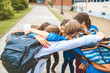 © Louis-Photo - Some nice kids on the school background having fun