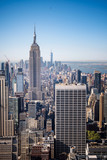 Fototapeta  - Skyline of Manhattan from the Rockefeller Top of the Rock Center