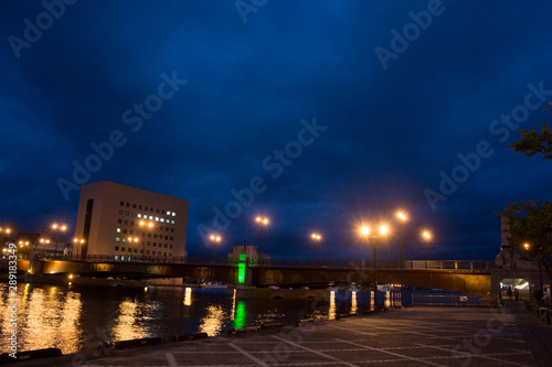 河川敷公園の夜景 釧路市弊舞橋 Buy This Stock Photo And Explore Similar Images At Adobe Stock Adobe Stock