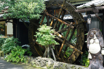 Wall Mural - Japanese old traditional Water wheel      