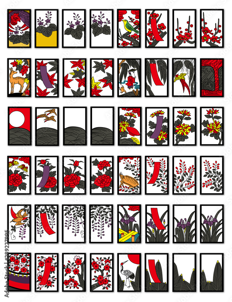 花札 Stock Illustration | Adobe Stock 