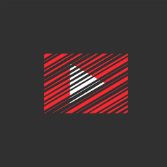 Aufkleber - Play vector icon