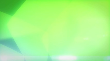 Poster - Smooth Abstract Spinning Pentagons on green background. Seamless loop.