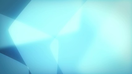 Poster - Smooth 2d animation of pentagons spinning on the light blue background. Seamless loop.