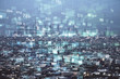 © peshkova - Data theme hologram drawing on city view with skyscrapers background double exposure. Technology concept.