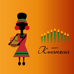 Wall Mural - Happy Kwanzaa