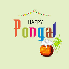 Canvas Print - Happy Pongal