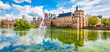 Panoramic landscape view in the city centre of The Hague (Den Haag), The Netherlands.