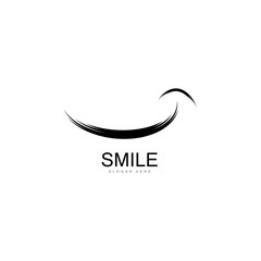 Wall Mural - Smile icon Logo Vector Template Design