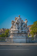 Allegorical group of the Ponte Vittorio Emanuel II in Rome, Italy