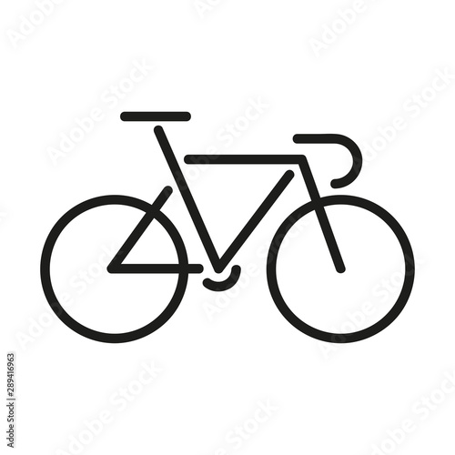 Fotografia rower szosowy logo wektor