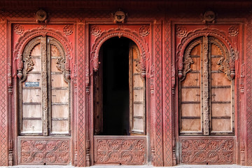 Wall Mural - Bikaner, India. Traditional architecture of Bikaner.