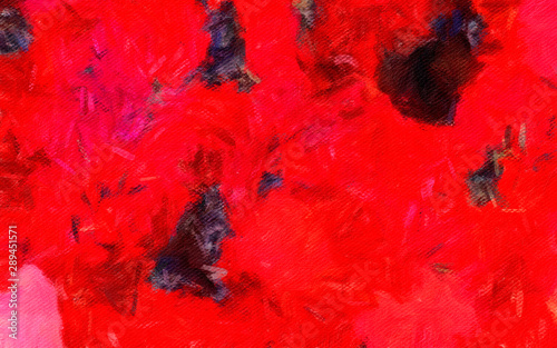 Abstract colorful stripes. Digital design painting impressionism artwork. Han...
