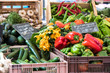 © AlcelVision - étal de légumes sur un marché