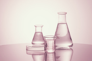 Wall Mural - assorted laboratory glassware equipment - image