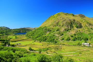 Sticker - High mountains of Wales in United Kingdom