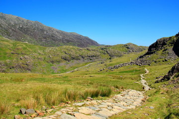 Sticker - High mountains of Wales in United Kingdom