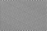 Fototapeta  - Black mesh texture isolated on white background, clipping path