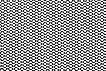 Black mesh texture isolated on white background, clipping path