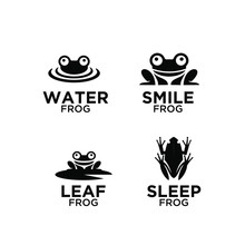 Frog Logo Icon Designs Vector