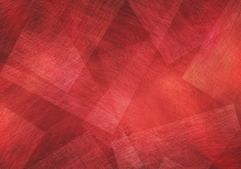 Wall Mural - abstract red white and black background, random textured rectangles squares and triangle shapes in geometric pattern background, red hues with white scratchy textured shapes on dark red background