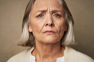 Wall Mural - portrait of senior woman