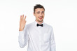 © SHOTPRIME STUDIO - portrait of a young man showing thumbs up sign